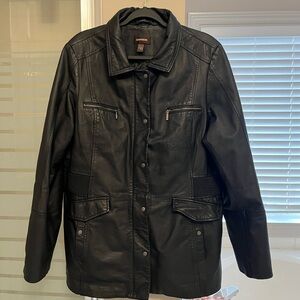 Danier Women's Black Leather Jacket